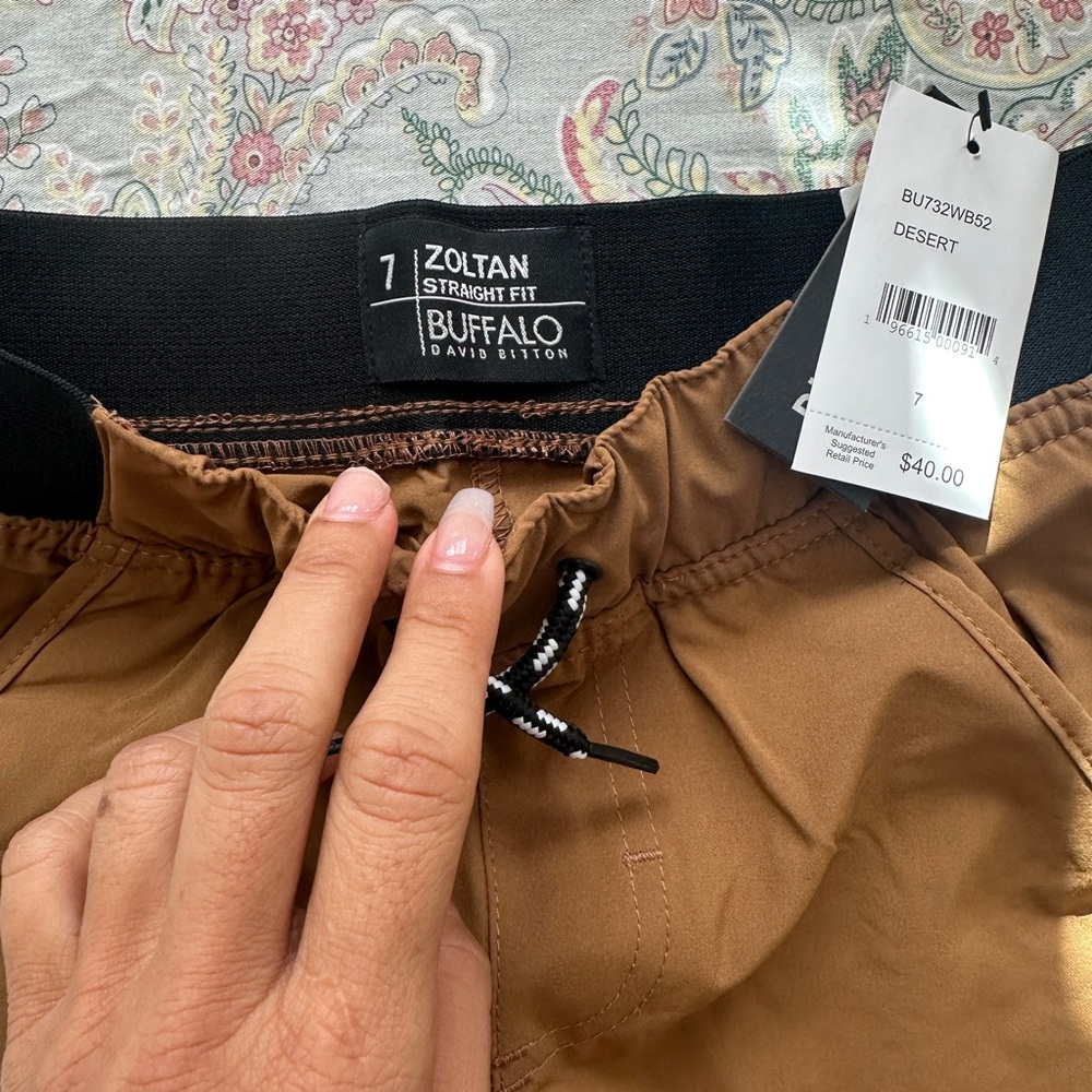 Buffalo David Bitton Desert Brown Joggers - Picture 2 of 3